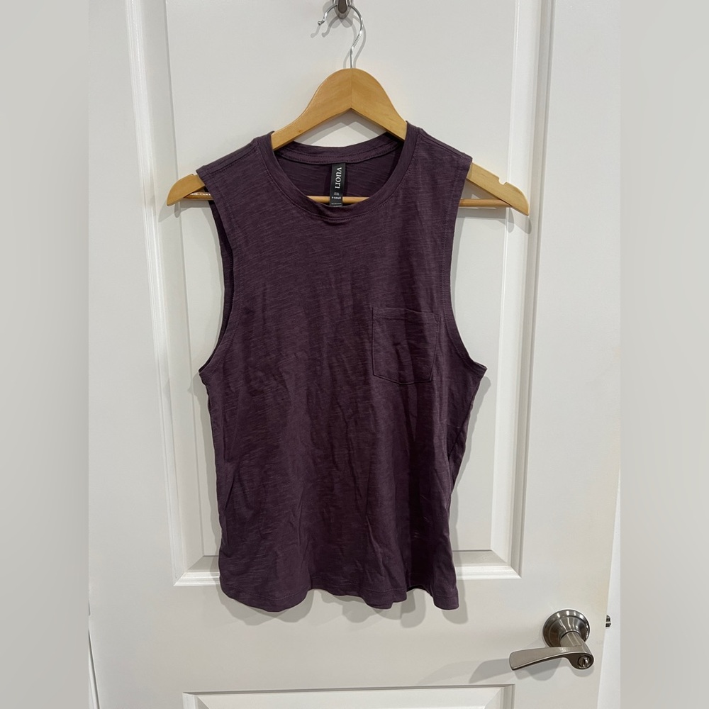 Vuori Sunset Tank in Smoked Plum - XS